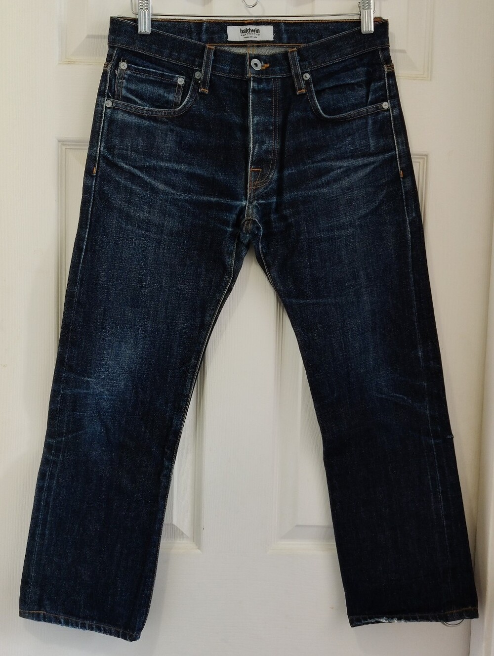 Baldwin Men's Size 30 The Samuel Selvedge Denim Jeans